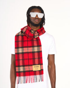 Soft Scottish Check Scarves