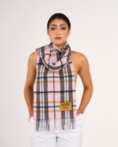 High-end designer cashmere scarves